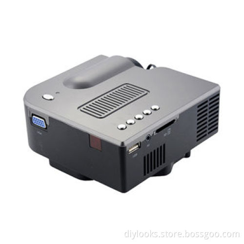 50 ANSI Lumens Portable Multimedia Entertainment LED Projector with Speaker